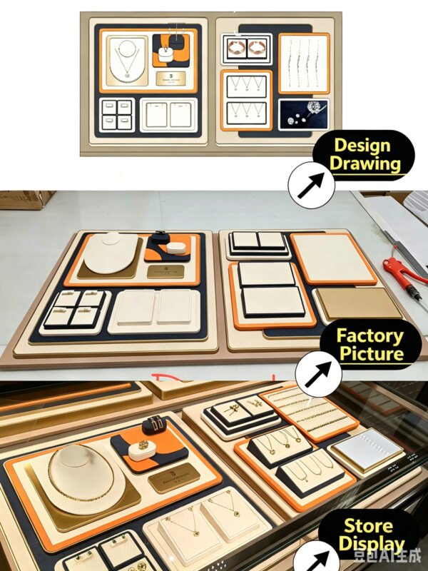 220A6793-C826-49DA-ABB8-F63CAE2DC7BA Display Props for Luxury Jewelry Showcases