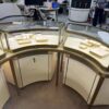 IMG_3745 Stainless steel high-end luxury arc display cabinet